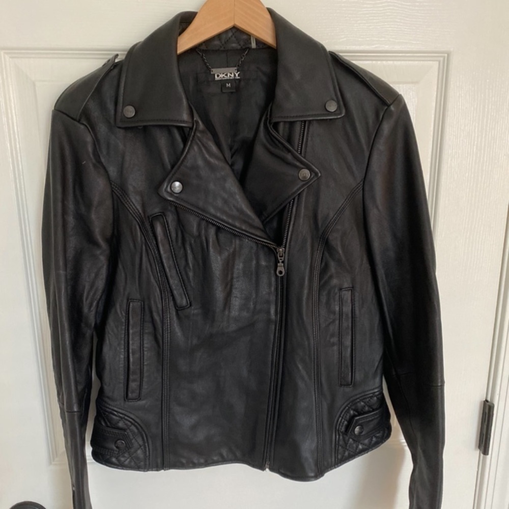 DKNY leather jacket
